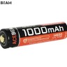 Аккумулятор Acebeam 14500 1000 mAh (+USB порт зарядки)